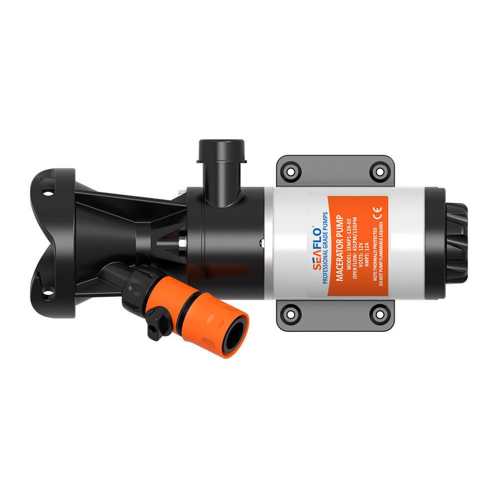 SEAFLO 02-Series RV Mount Quick Release Macerator Pump