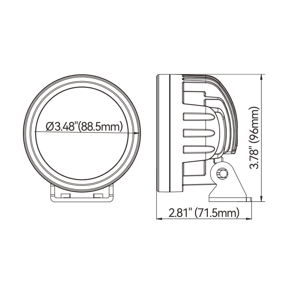 SEAFLO LED Floodlights - 07 Series (Bracket Mount)