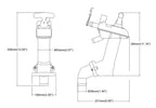 SEAFLO Manually Operated Marine Toilet Head (Choose Compact or Regular Size