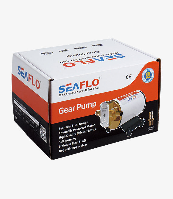 SEAFLO Self-Priming Gear Pump (12V|3.2GPM|12.0LPM) (Choose 12V or 24V)