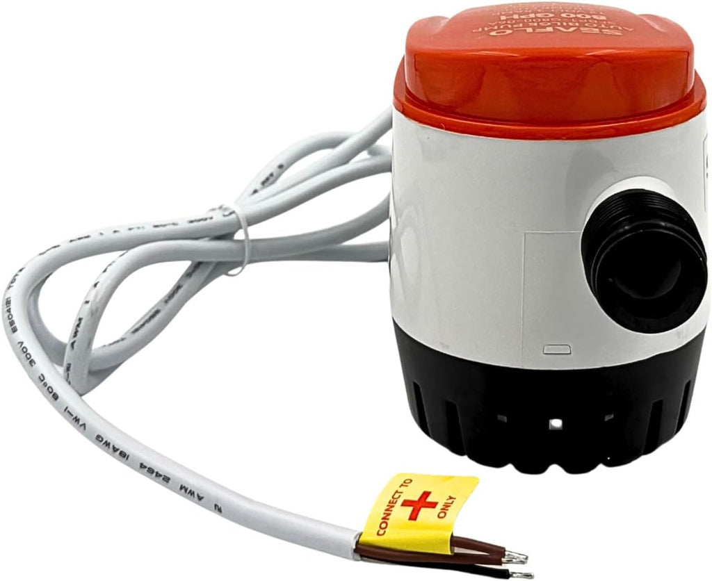 SEAFLO 06A Series 800 GPH Automatic Submersible Bilge Pump, 12V
