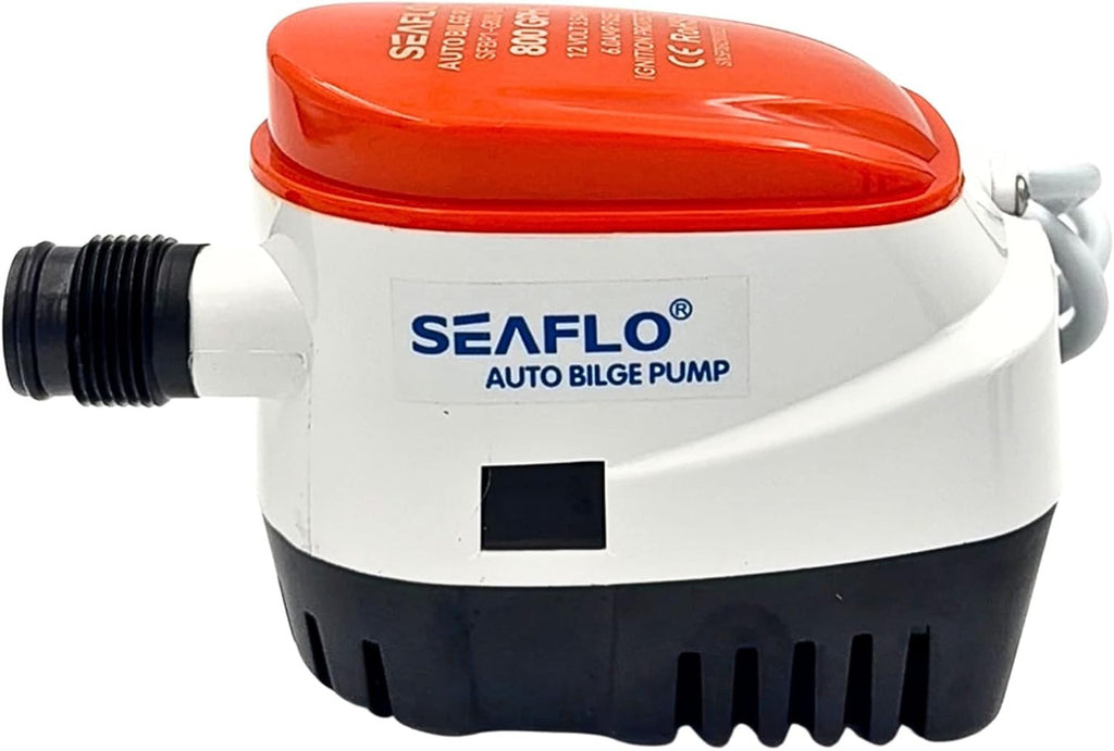 SEAFLO 06A Series 800 GPH Automatic Submersible Bilge Pump, 12V