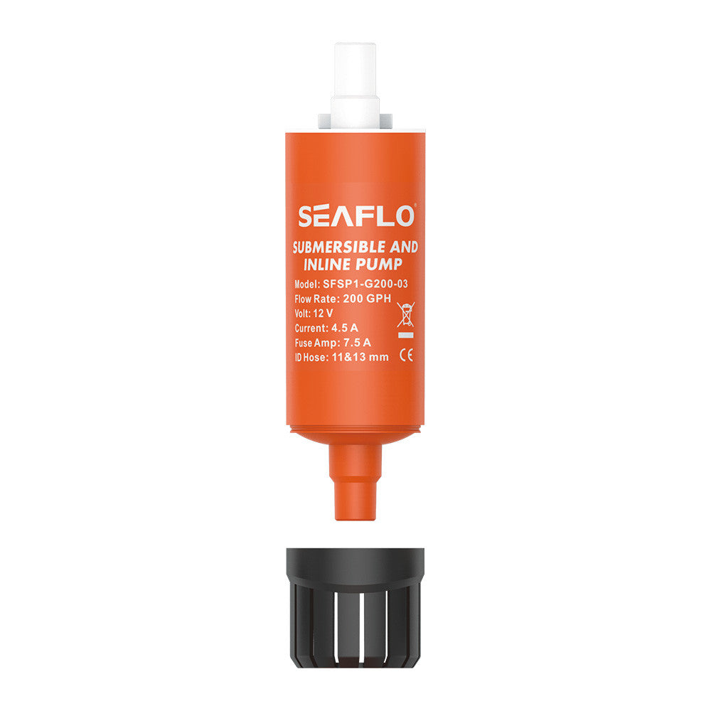 SEAFLO 200GPH Submersible and Inline Pump