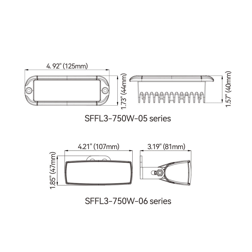 SEAFLO LED Floodlights 3 LEDs