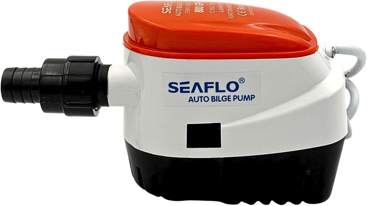 SEAFLO 06A Series 800 GPH Automatic Submersible Bilge Pump, 12V