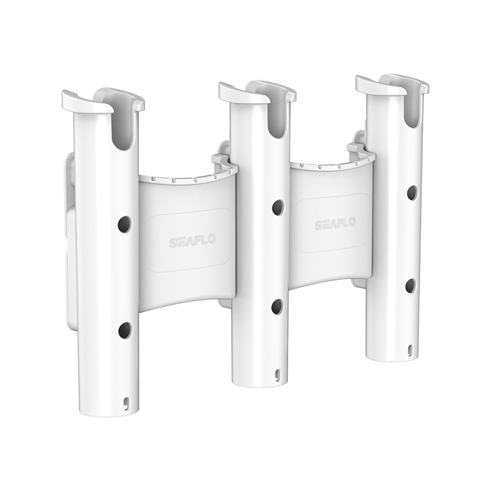 SEAFLO 3Rod Fishing Rod Holder Bracket Wall Mounted Boat Side Mount Tool Holder Tube Links