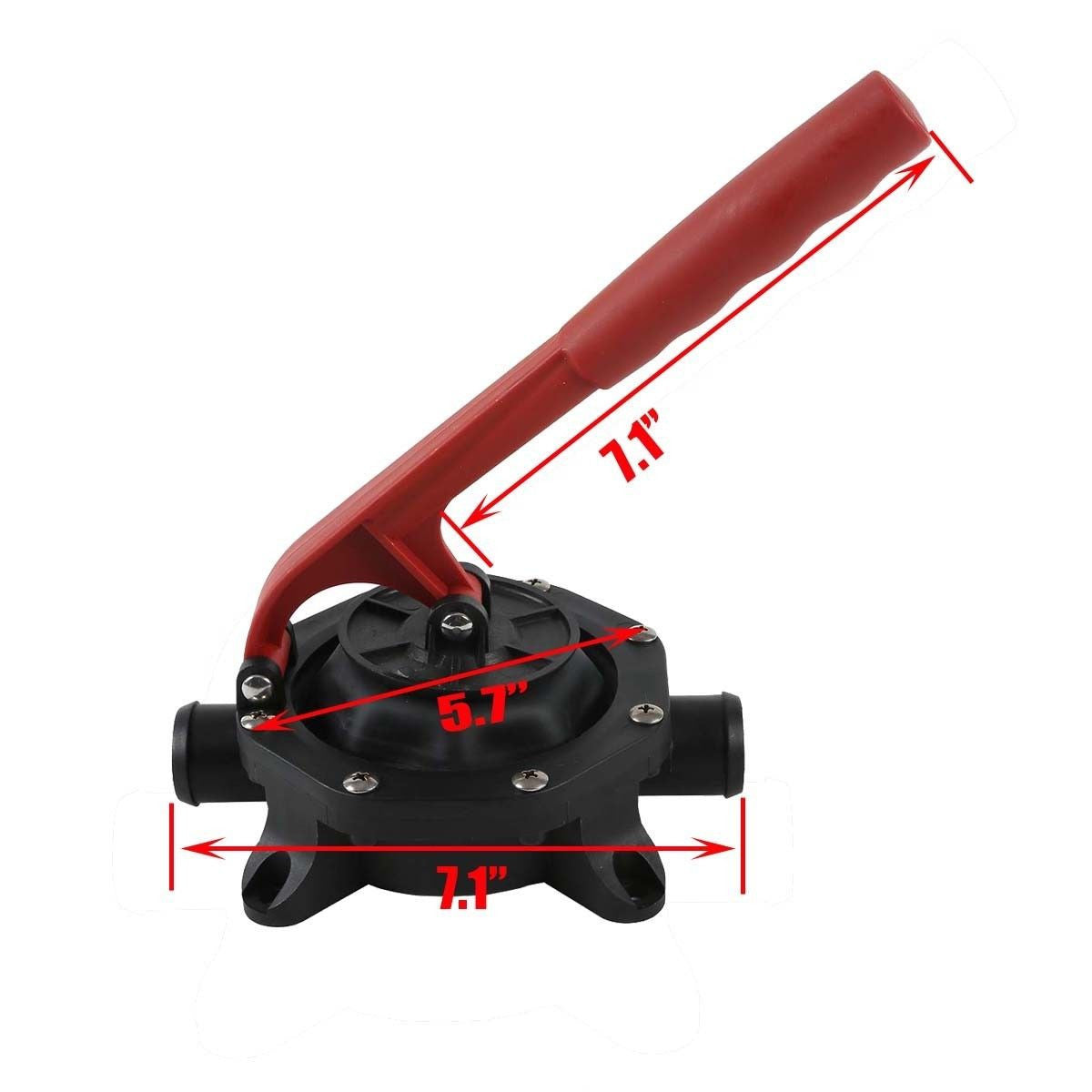 SEAFLO 720 GPH Diaphragm Hand Pump with 1.36" Hose Connections