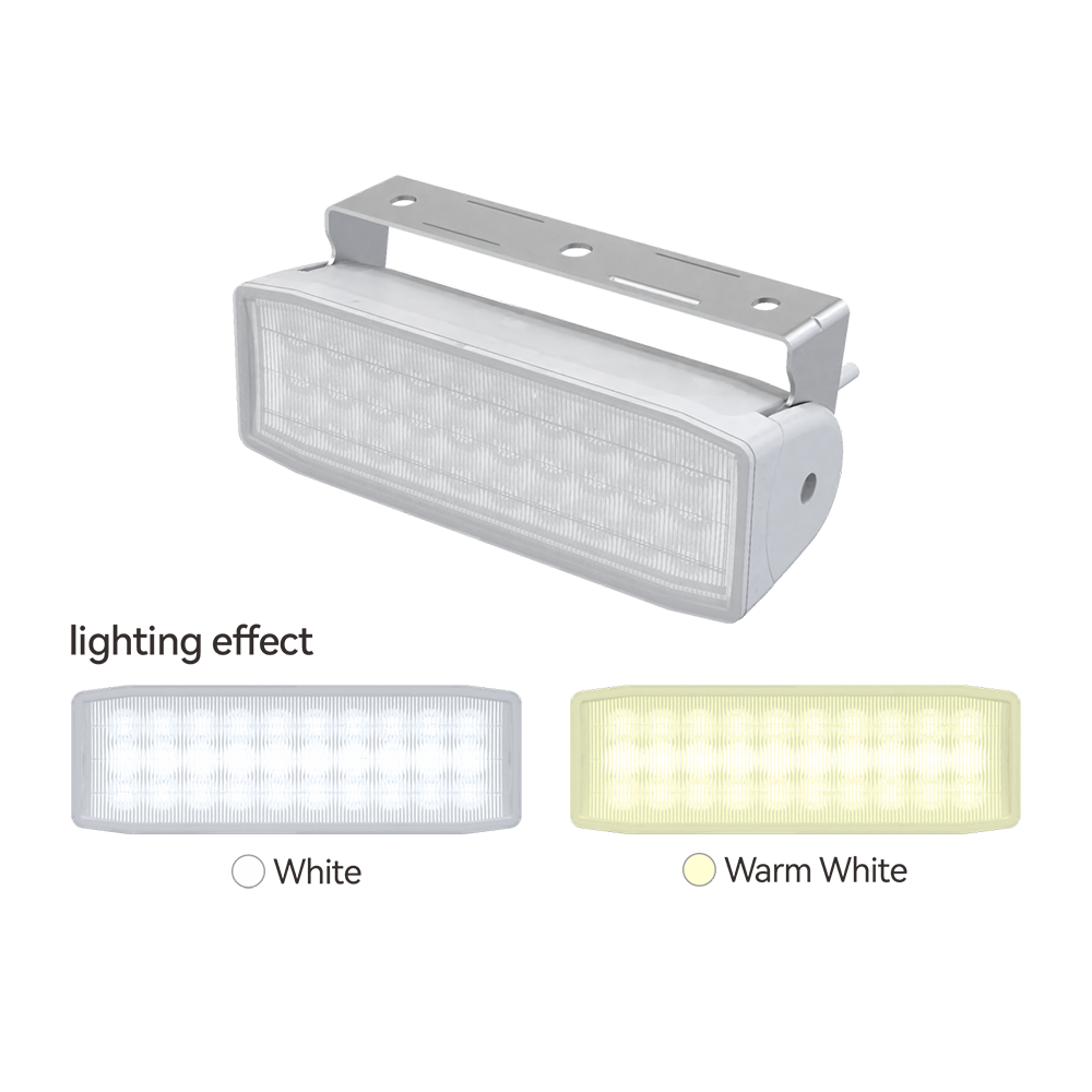 SEAFLO Dual Colour LED Floodlights - 01 Series (Bracket Mount)