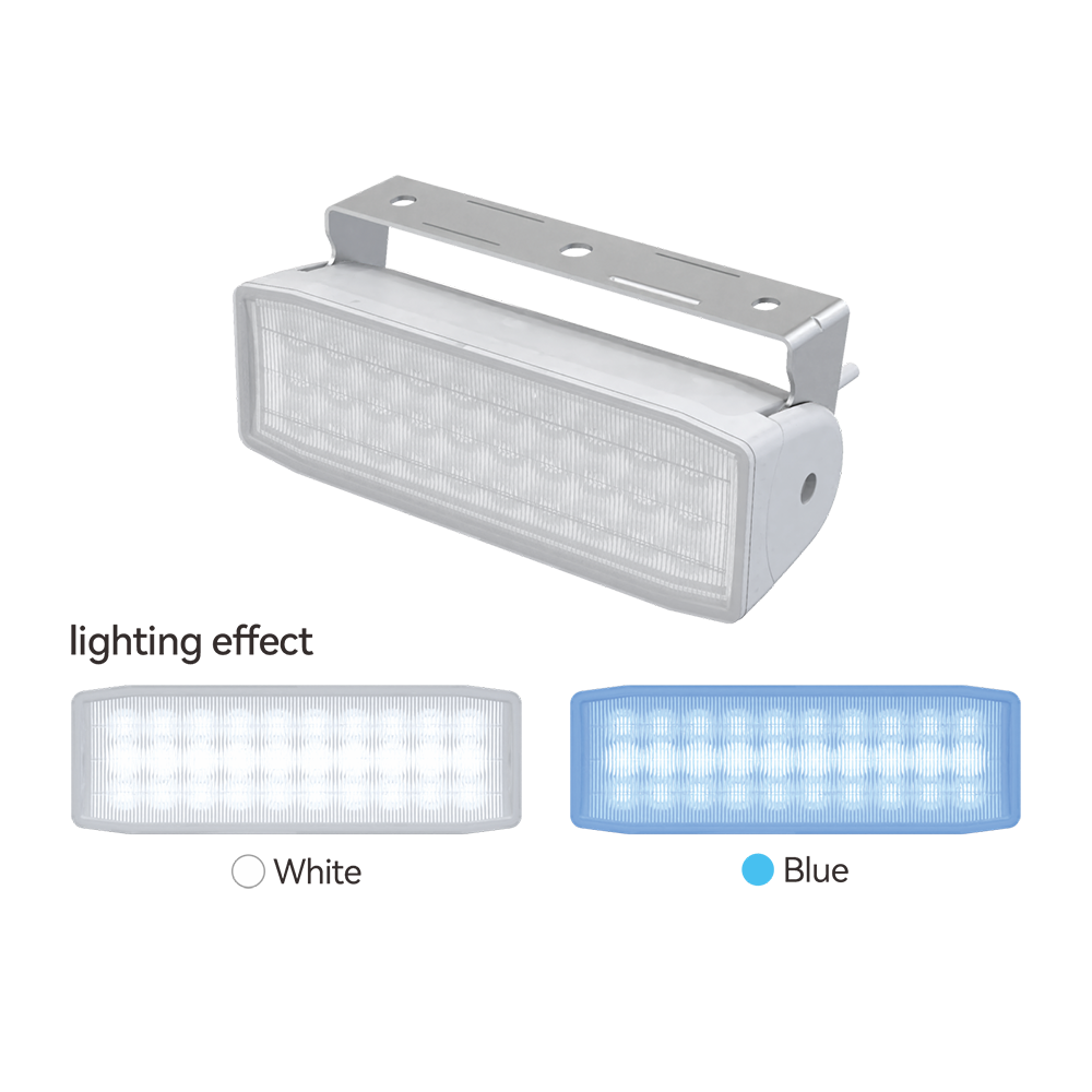 SEAFLO Dual Colour LED Floodlights - 01 Series (Bracket Mount)