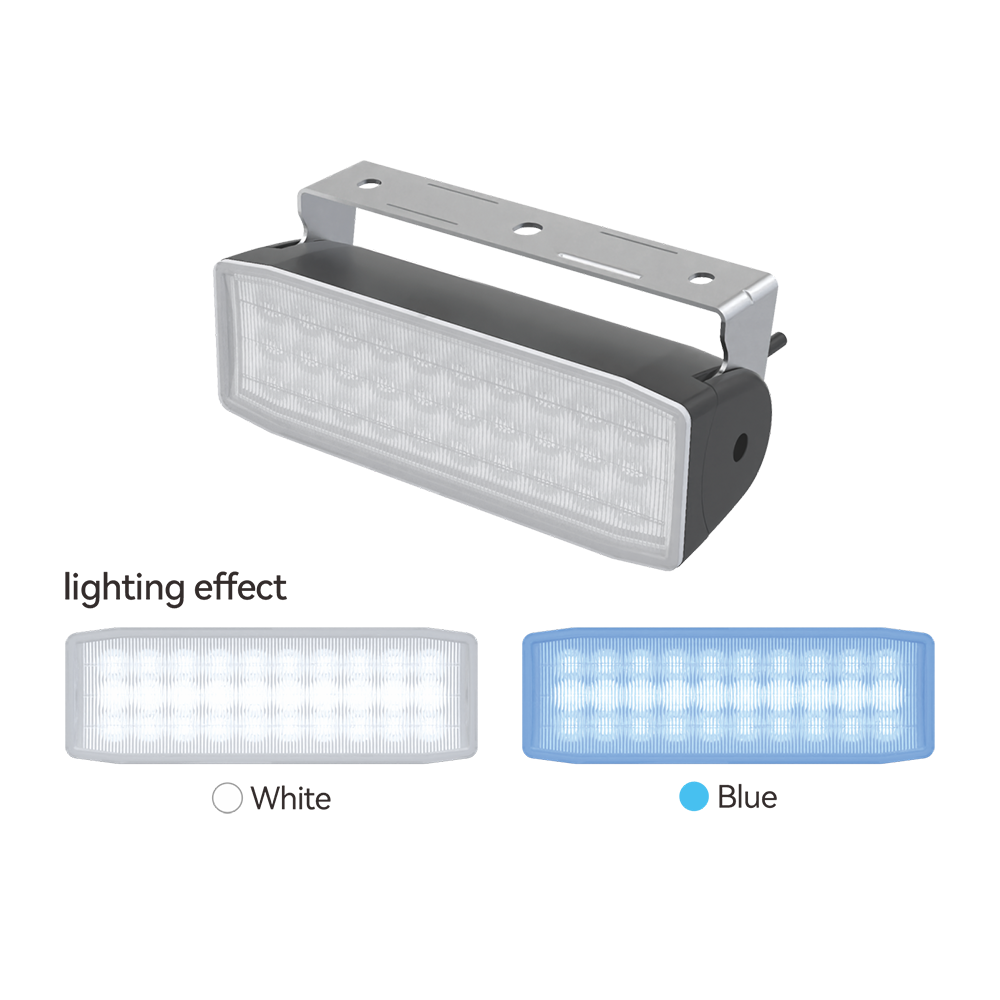 SEAFLO Dual Colour LED Floodlights - 01 Series (Bracket Mount)