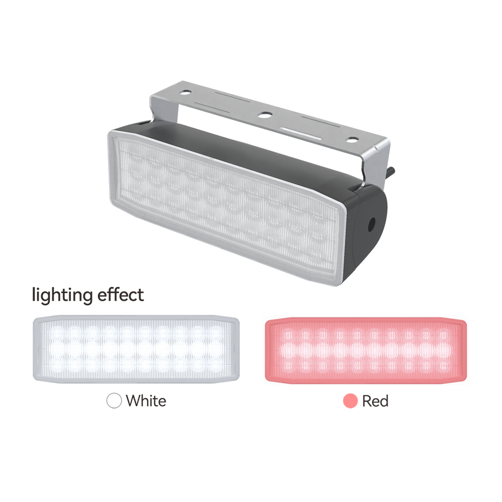 SEAFLO Dual Colour LED Floodlights - 01 Series (Bracket Mount)