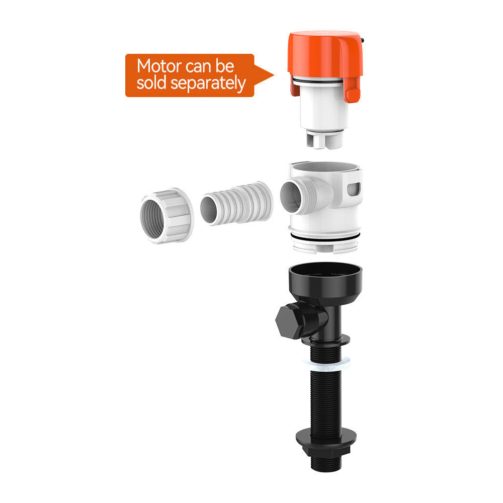 13C Series 1100GPH Livewell/Baitwell Pumps (Choose 12V or 24V)