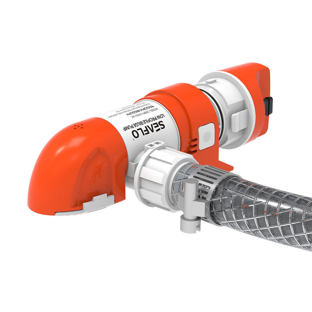 SEAFLO 14C Series 1100 GPH Non-Automatic Low Profile Bilge Pump (Choose 12V or 24V)