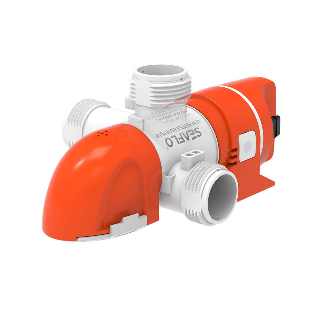 SEAFLO 14C Series 1100 GPH Non-Automatic Low Profile Bilge Pump (Choose 12V or 24V)