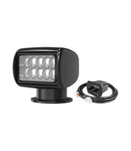 02 Series 360° Rotating Remote Control LED Searchlight (White | Black)