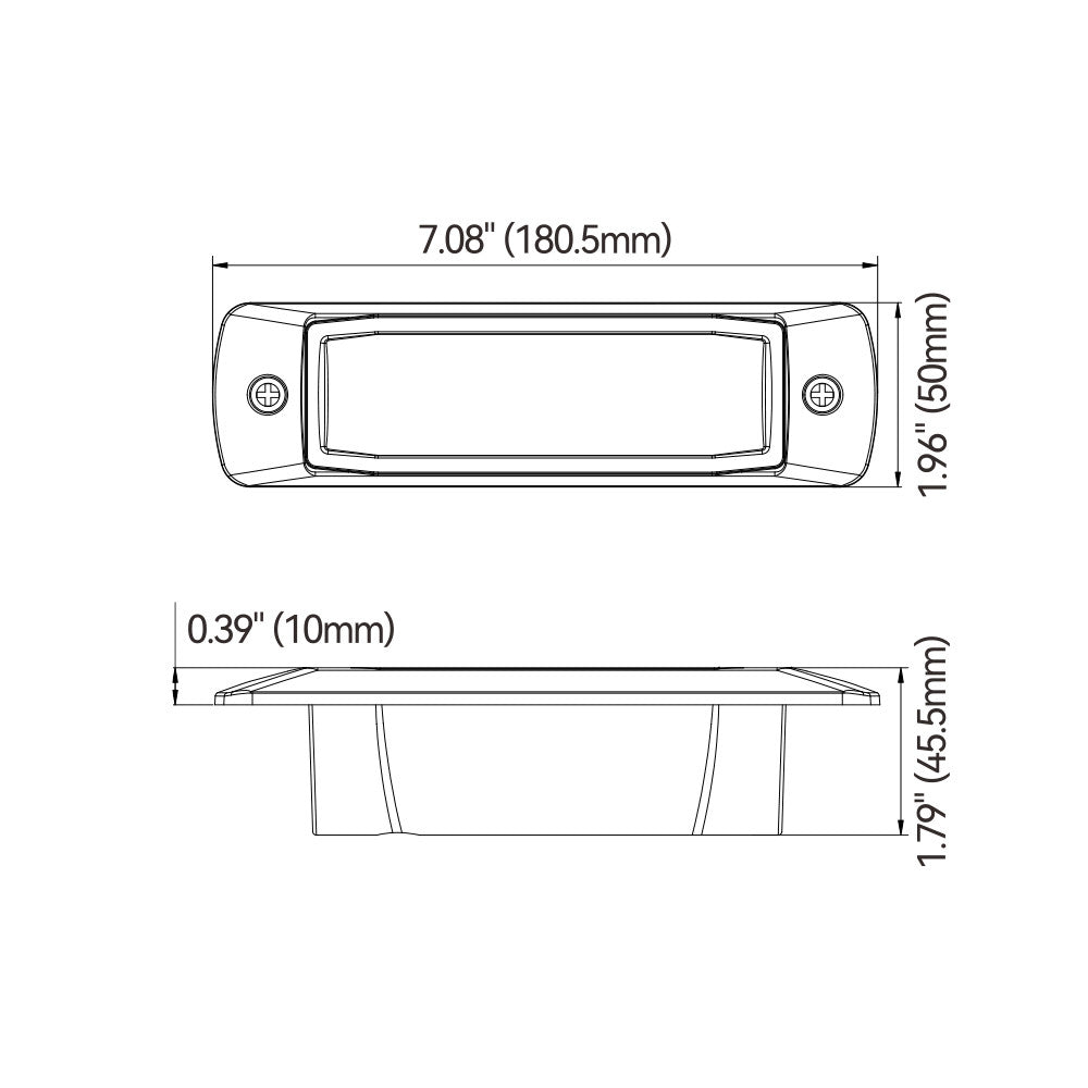 SEAFLO LED Floodlights 04 Series (Flush Mount)