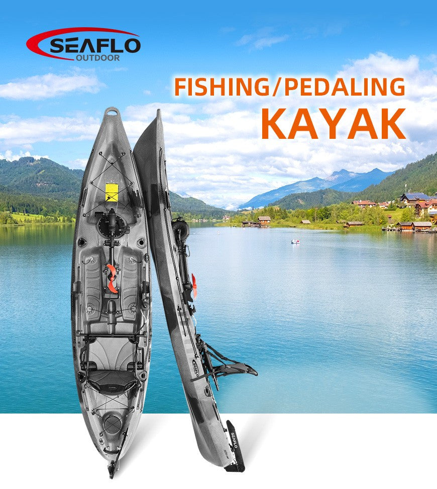 SEAFLO Fishing Kayak RPA123 | Camo 12’3”