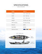 SEAFLO Fishing Kayak RPA123 | Camo 12’3”