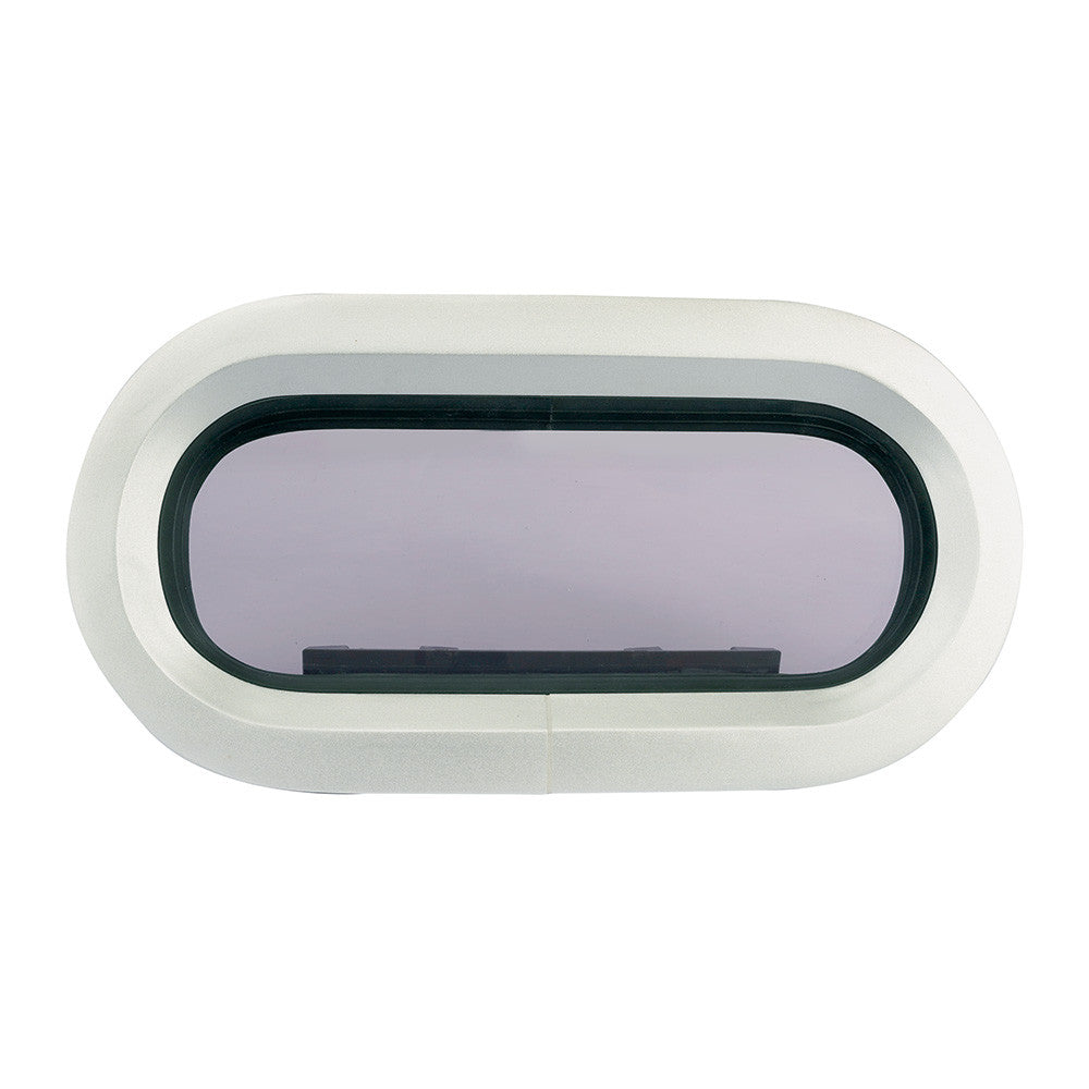 SEAFLO 04 Series Standard Oval Portlight - Choose Black or Metallic Frame