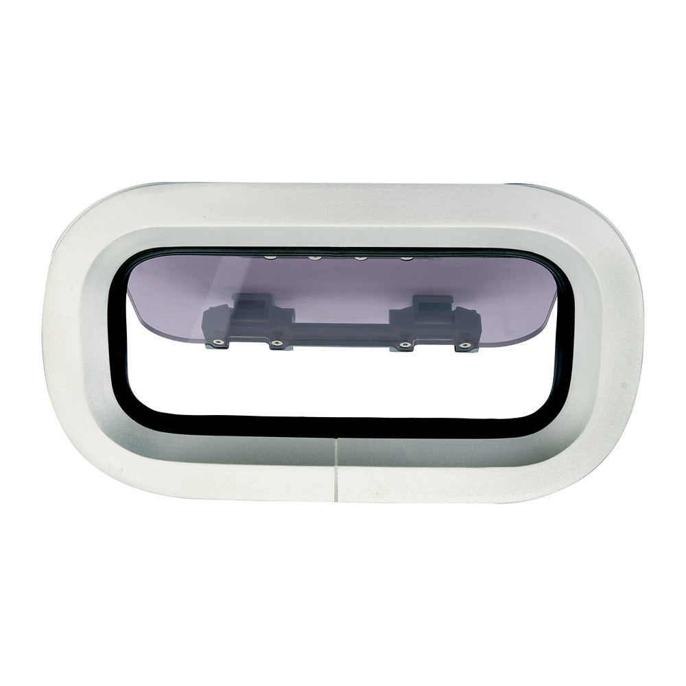 SEAFLO 05 Series Standard Rectangular Portlight - Choose Black or Metallic Frame