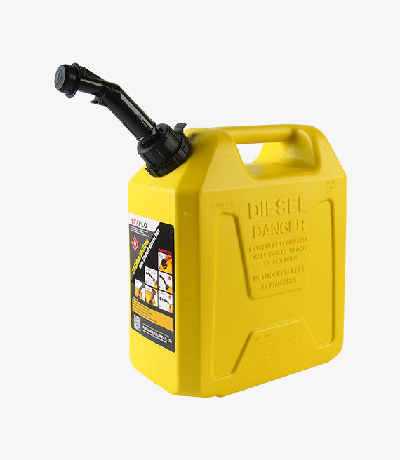 SEAFLO Diesel/ Gas/ 2-Stroke Auto Shut Off Gasoline Cans (Choose 5L/1.3 Gal | 10L/2.6 Gal | 20L/5.3 Gal and Color)