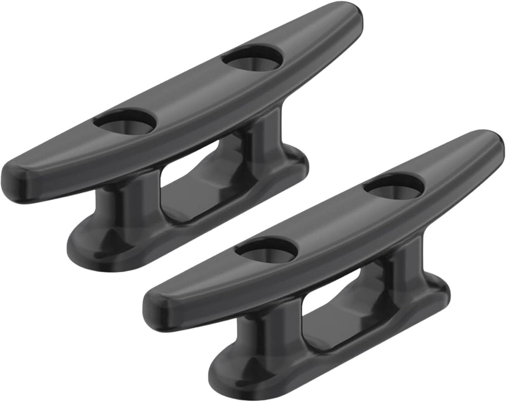 SEAFLO Boat Cleat Black Nylon Dock Cleat Kayak Cleat, 3", 4", 5", 6", 8" (Choose Size and Qty)