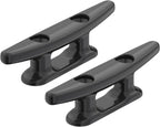 SEAFLO Boat Cleat Black Nylon Dock Cleat Kayak Cleat, 3", 4", 5", 6", 8" (Choose Size and Qty)