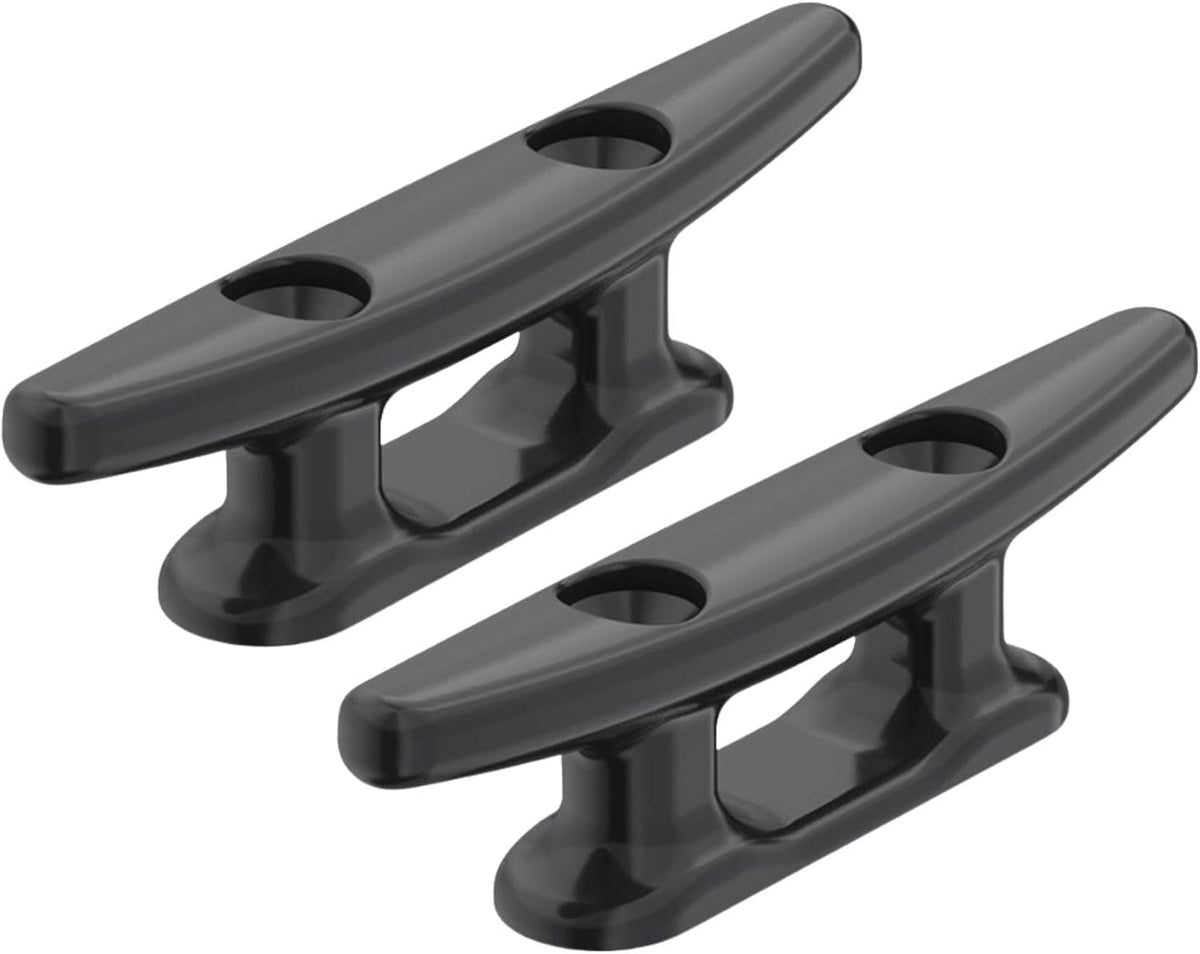 SEAFLO Boat Cleat Black Nylon Dock Cleat Kayak Cleat, 3", 4", 5", 6", 8" (Choose Size and Qty)
