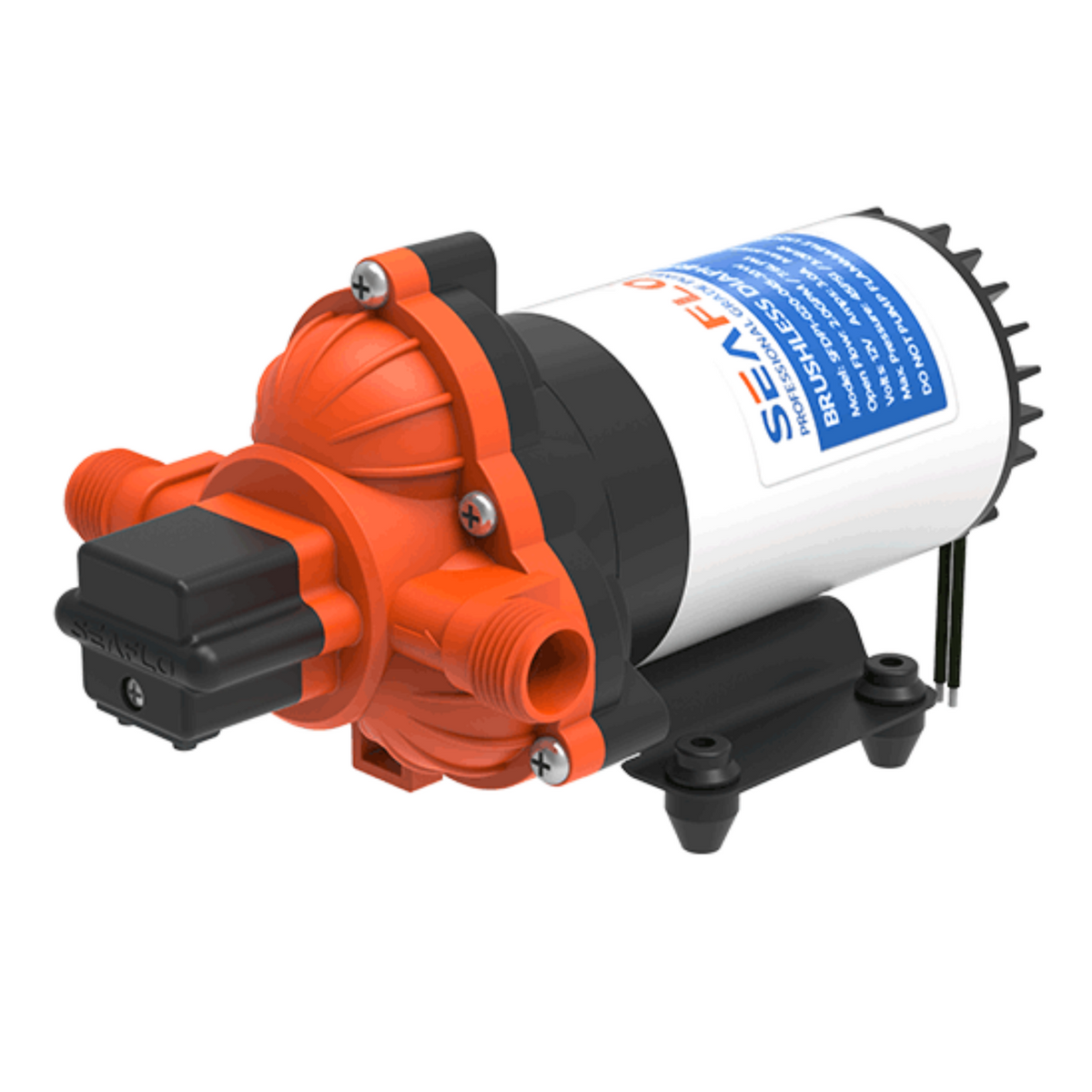 SEAFLO 33W Series Brushless Automatic Demand Diaphragm Pump - 12V, 3.0GPM, 45PSI