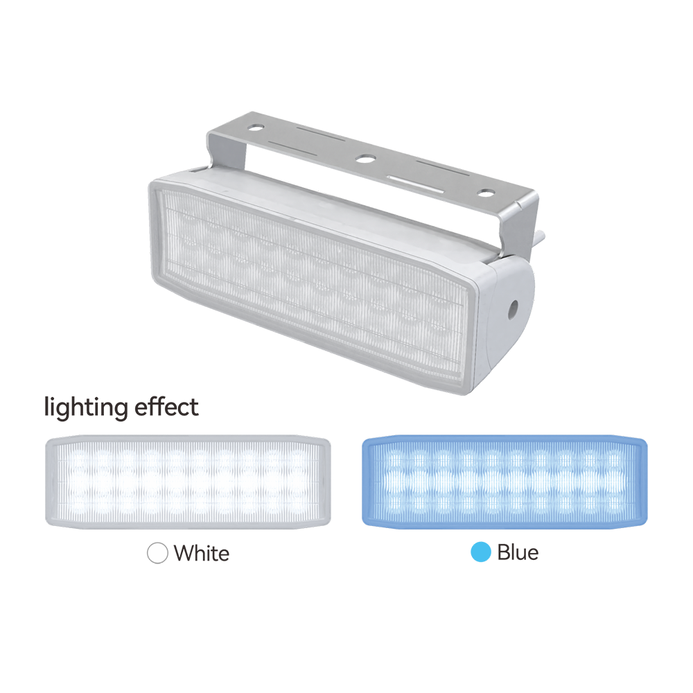 SEAFLO Dual Colour LED Floodlights - 01 Series (Bracket Mount)