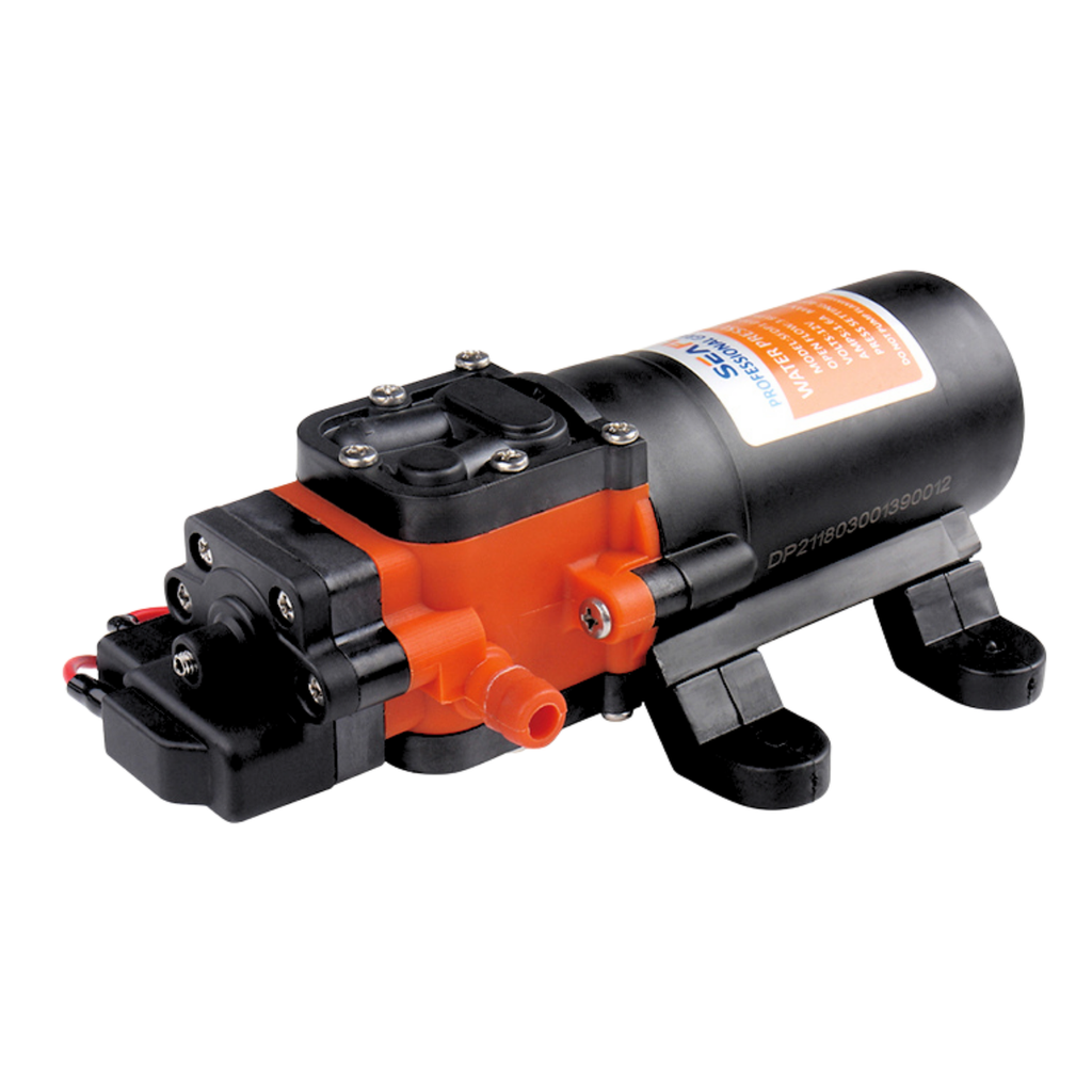 SEAFLO 21-Series On Demand Diaphragm Water Pressure Pump (1.2 GPM | 35 PSI) (Choose 12V or 24V)