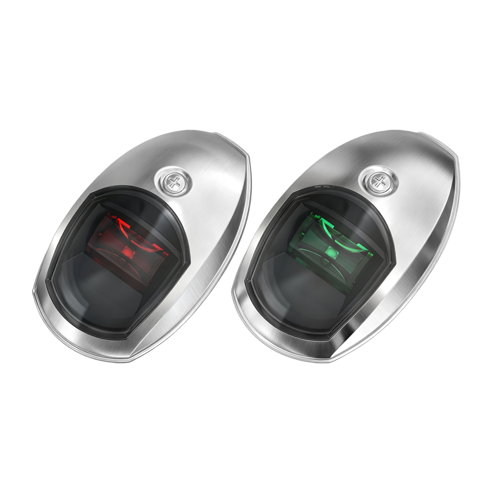 SEAFLO 05 Series 2W Vertical Mount Lights, 2NM (White | Black | S.S. 316)