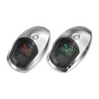 SEAFLO 05 Series 2W Vertical Mount Lights, 2NM (White | Black | S.S. 316)