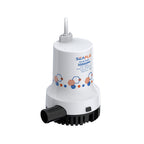 SEAFLO 500/1000 GPH Bilge Pump 12V/24V Submersible Marine Boat Accessory with 1-1/8" Discharge, Anti-Airlock, Reliable Ignition Protection, Silent Operation, Easy-Clean Strainer - Rust/Corrosion Resistant