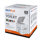 SEAFLO 5.3 Gallon Multifunctional Portable Toilet