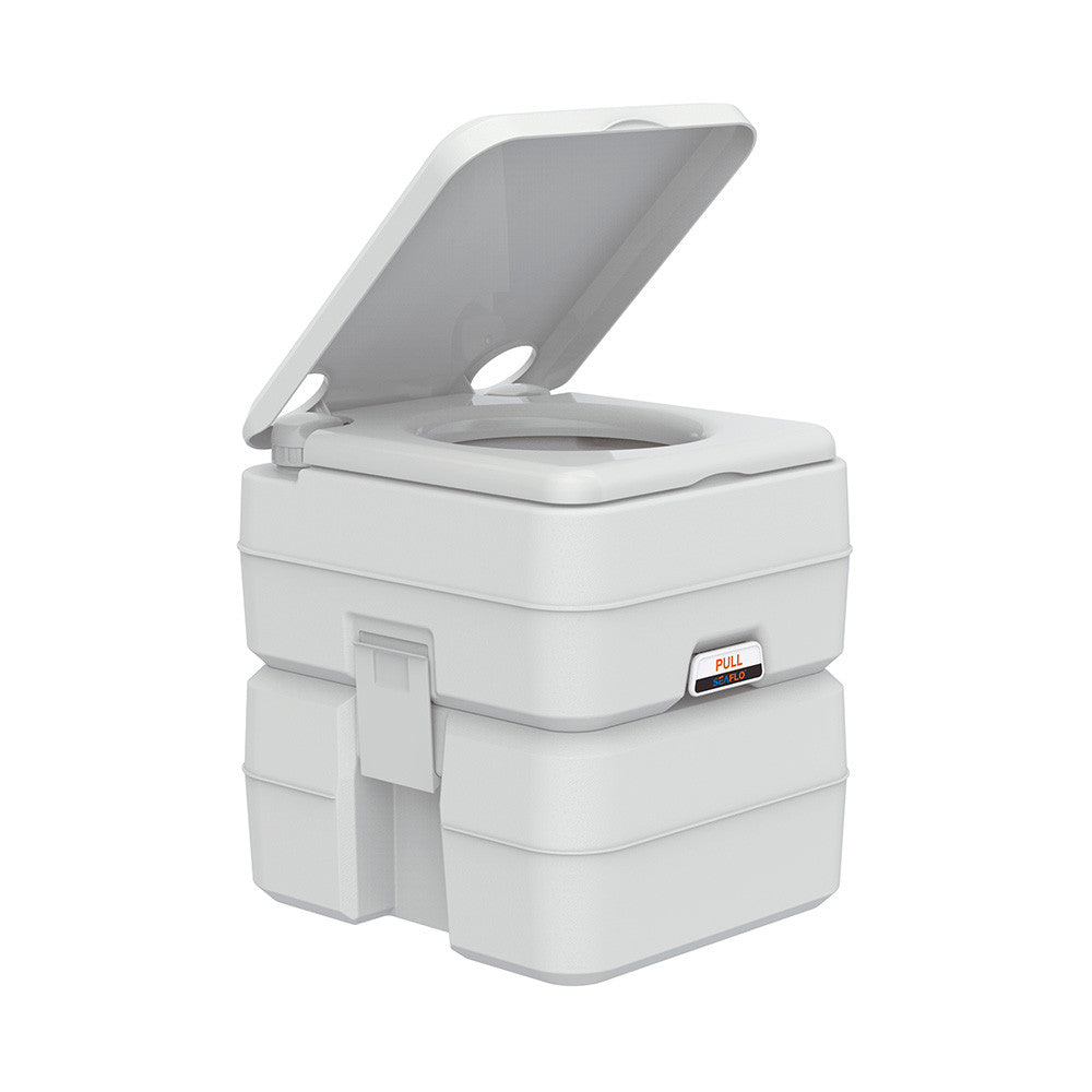 SEAFLO 5.3 Gallon Standard Portable Toilet for Marine, RV, Camping and Boat