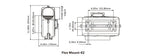 SEAFLO 02-Series 4" Flex Mount Bilge Air Blower (24V | 320CFM)