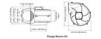 SEAFLO 03-Series 4" Flange Mount Bilge Air Blower (12V | 320CFM)