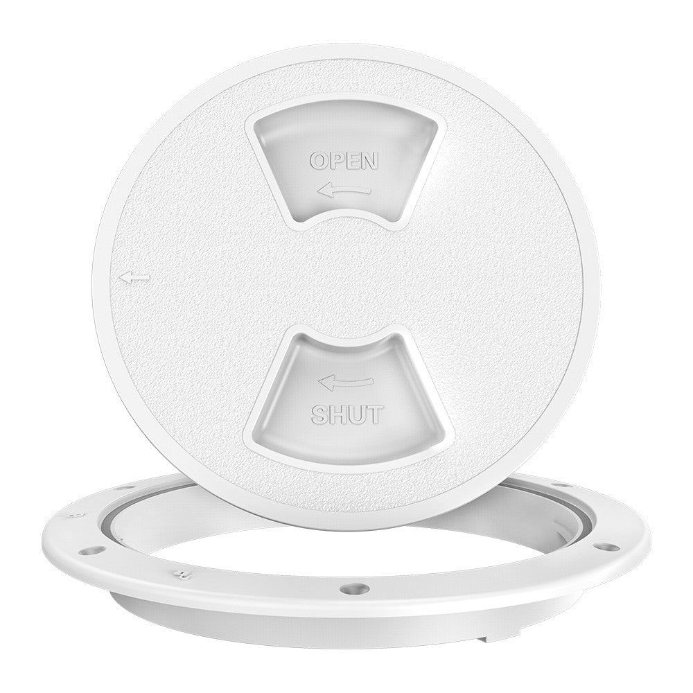 SEAFLO Round Deck Hatches (Choose Between 4"|5"|6"|8" and White|Black)