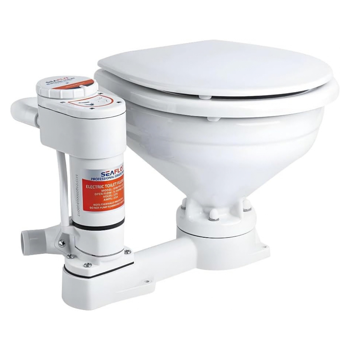 SEAFLO Manual to Electric Marine Toilet Conversion Kit 12V