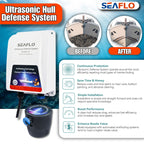 Hull Shield, does hull shield work, hull shield hd1 SEAFLO Ultrasonic System, marine ultrasonic cleaner, barnacle prevention system, marine growth protection, automated boat cleaning, ultrasonic hull cleaner, boat hull cleaning system, yacht ultrasonic system, marine equipment maintenance, 12V ultrasonic defense system, long-term marine maintenance solution, Hull-Shield, SFUAS1-01