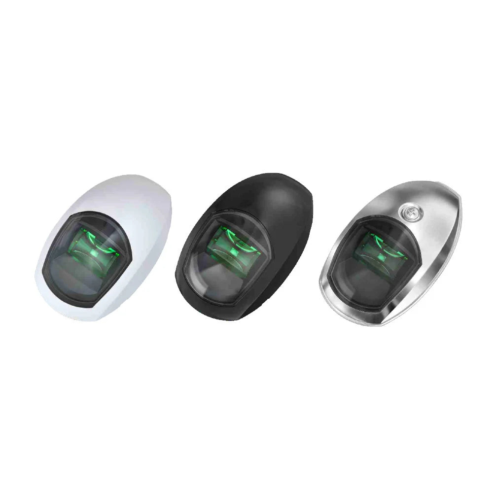 SEAFLO 05 Series 2W Vertical Mount Lights, 2NM (White | Black | S.S. 316)