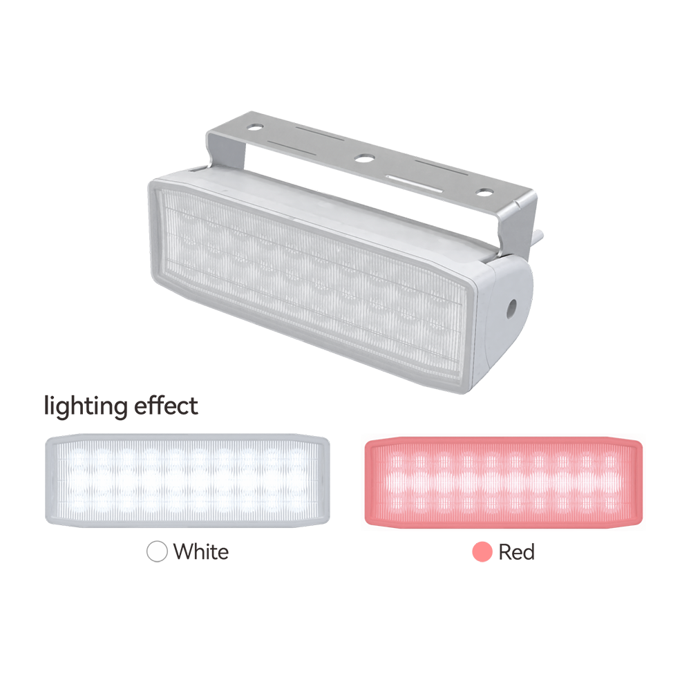 SEAFLO Dual Colour LED Floodlights - 01 Series (Bracket Mount)