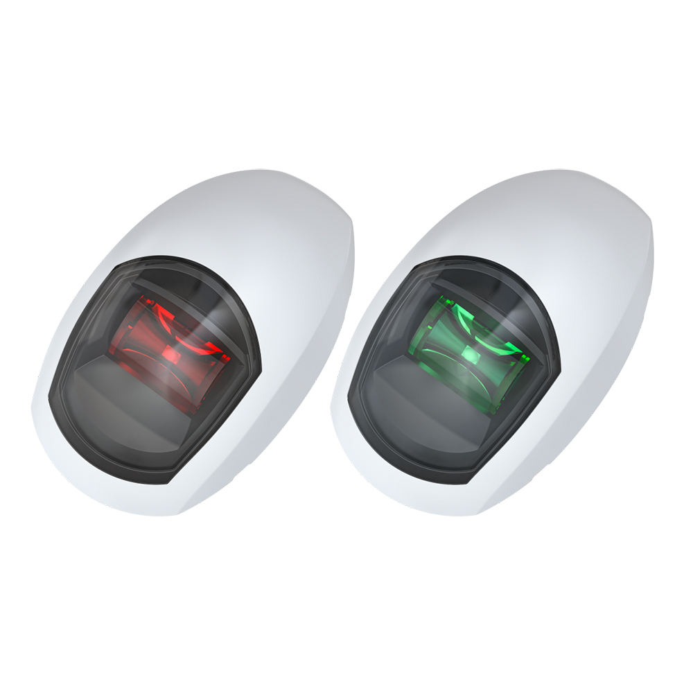 SEAFLO 05 Series 2W Vertical Mount Lights, 2NM (White | Black | S.S. 316)