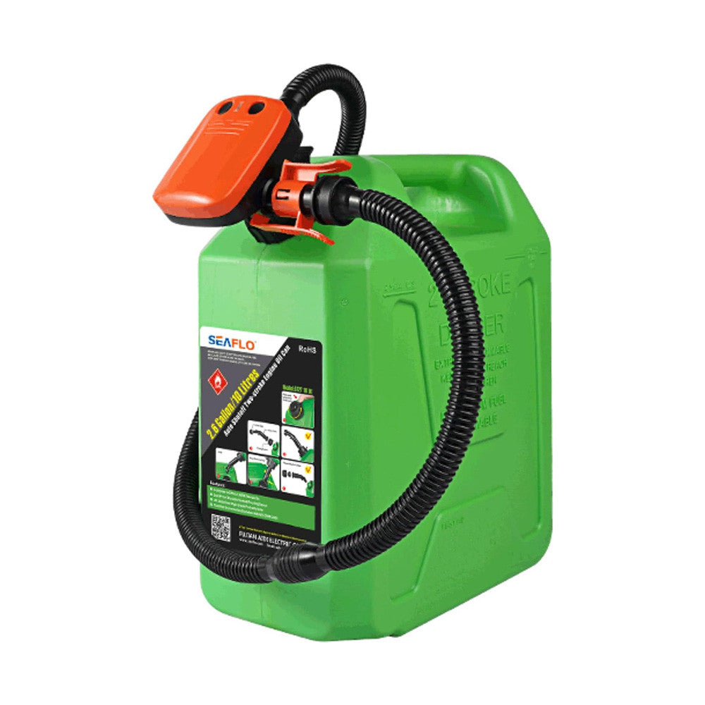SEAFLO Rechargeable Automatic Electric Fuel Pump Transfer Pump (Flow Rate 2.3 GPM - 3.1 GPM) with Lithium Battery