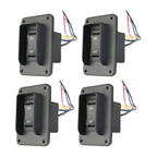 SEAFLO Stabilizer Jack Switch Power Rocker Switch, MAX 30 Amps, 12V/24V, Extend-Retract, 4 Pin Wire Harness, Momentary Reversing Polarity, IP68-Waterproof for RV Boat Truck, 4 Year Warranty