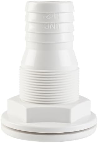SEAFLO Bilge Pump Installation Kit 1-1/8" Outlet Plumbing Kit | 4.5 FT Kink-Free Flexible PVC Hose | Includes 2 316 Stainless Steel Hose Clamps and 1-1/8" Thru-Hull Fitting