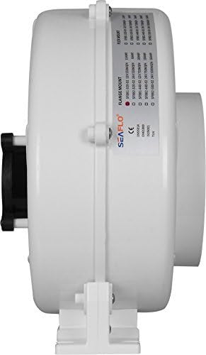 SEAFLO High Flow Blower Fan, 320 CFM 12 Volt (Flex Mount)