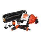 SEAFLO 33-Series Washdown Deck Wash Pump Kit for Rv Boat Marine Yacht with HEAVY DUTY PRESSURE SWITCH (12V|70 PSI|3.0GPM)
