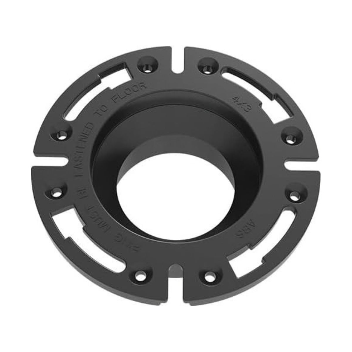 SEAFLO RV Toilet 3" Socket Floor Flange (SFRTK1-001) - Fits All RV Toilets (SFRTPH-01-01, SFRTPH-01-02, SFRTPH-02-01) - Secure Fit for 3" to 4" Drain Pipes (Choose White or Black)